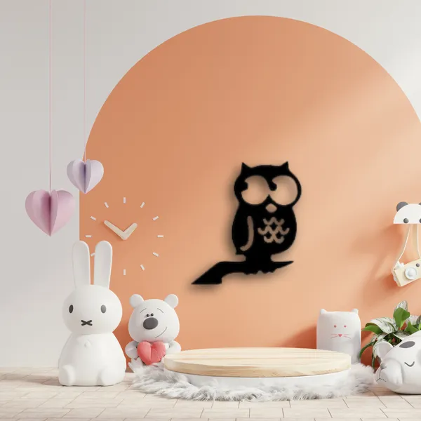 Wooden_Wall_Art_for_Home_Decoration__|Wise_Owl_|_Black