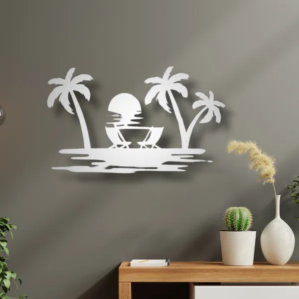Metal_Wall_Art_for_Home_Decoration__|_Beach_View__|_Silver