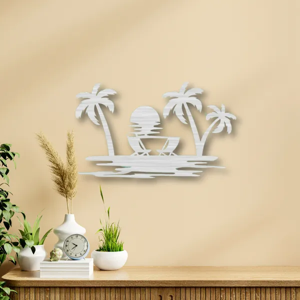 Metal_Wall_Art_for_Home_Decoration__|_Beach_View__|_Silver