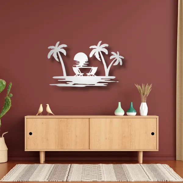 Metal_Wall_Art_for_Home_Decoration__|_Beach_View__|_Silver