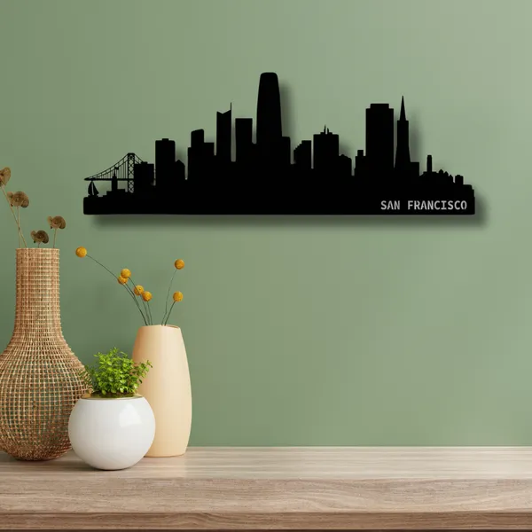 San_Francisco_Skyline_Metal_Wall_Art