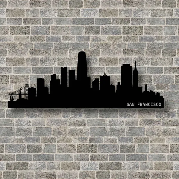 San_Francisco_Skyline_Metal_Wall_Art