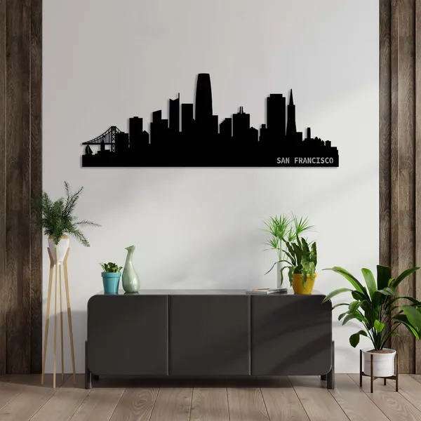 San_Francisco_Skyline_Metal_Wall_Art