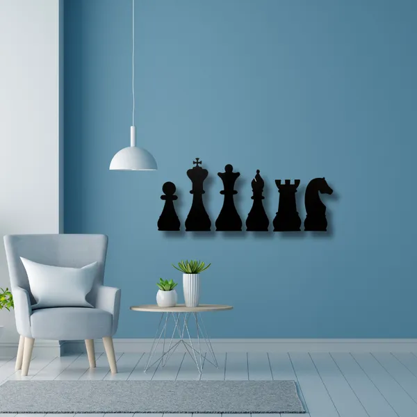 Metal_Wall_Art_for_Home_Decoration__|_Chess__|_Black