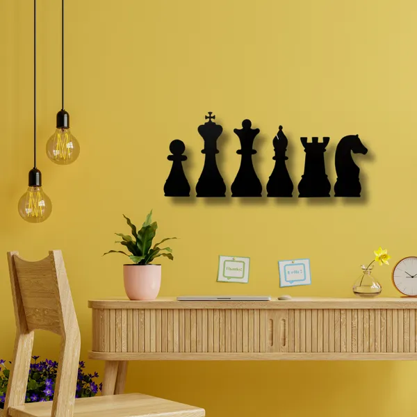 Metal_Wall_Art_for_Home_Decoration__|_Chess__|_Black