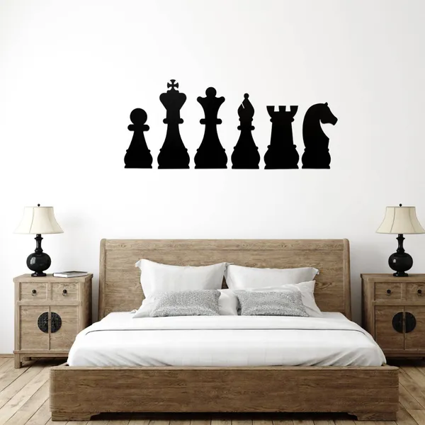 Metal_Wall_Art_for_Home_Decoration__|_Chess__|_Black