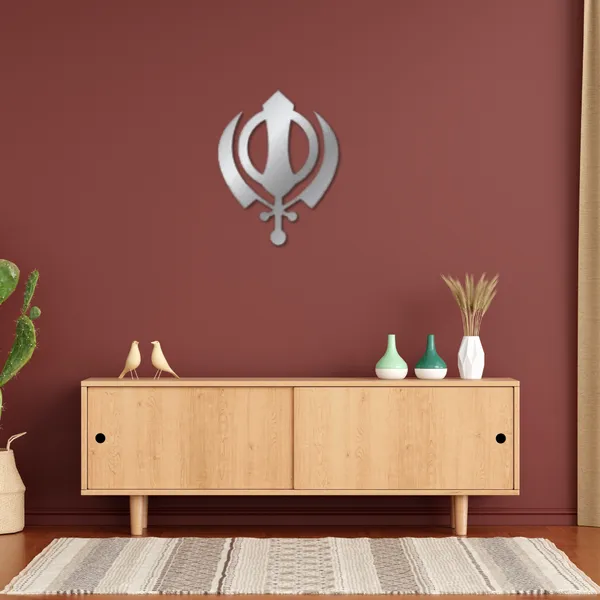 Metal_Wall_Art_for_Home_Decoration__|_Khanda_Sahib__|_Silver