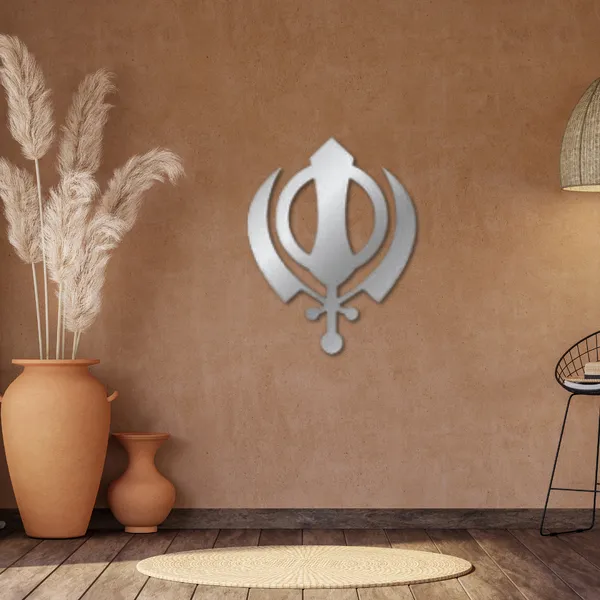 Metal_Wall_Art_for_Home_Decoration__|_Khanda_Sahib__|_Silver