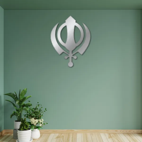 Metal_Wall_Art_for_Home_Decoration__|_Khanda_Sahib__|_Silver