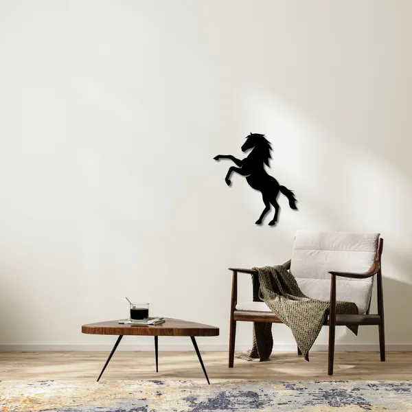 Wooden_Wall_Art_for_Home_Decoration__|Rearing_Horse__|_Black