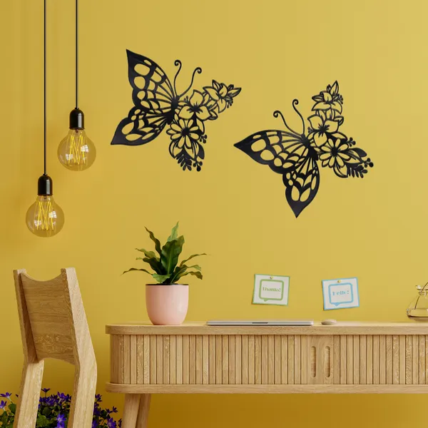 Wooden_Wall_Art_for_Home_Decoration__|2_Butterflies_|_Black
