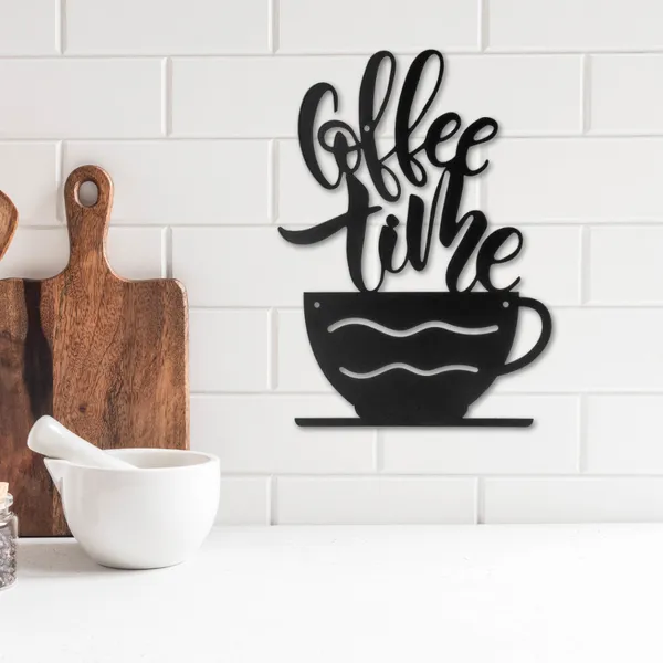 Wooden_Wall_Art_for_Home_Decoration__|Coffee_Time_|_Black