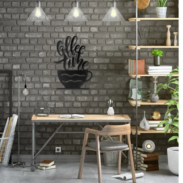 Wooden_Wall_Art_for_Home_Decoration__|Coffee_Time_|_Black