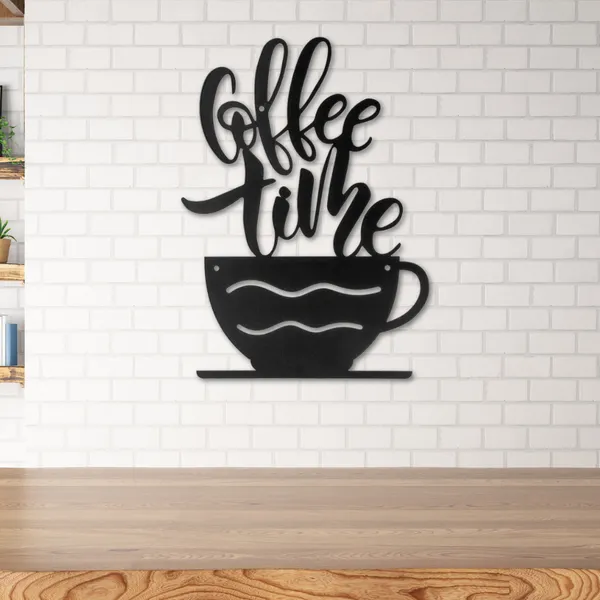Wooden_Wall_Art_for_Home_Decoration__|Coffee_Time_|_Black
