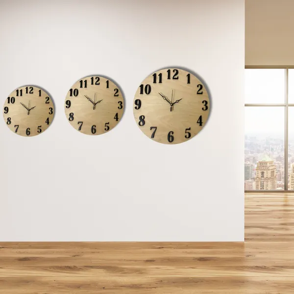 Wooden_Wall_Art_for_Home_Decoration__|Sleek_Wall_Clock_|_Black