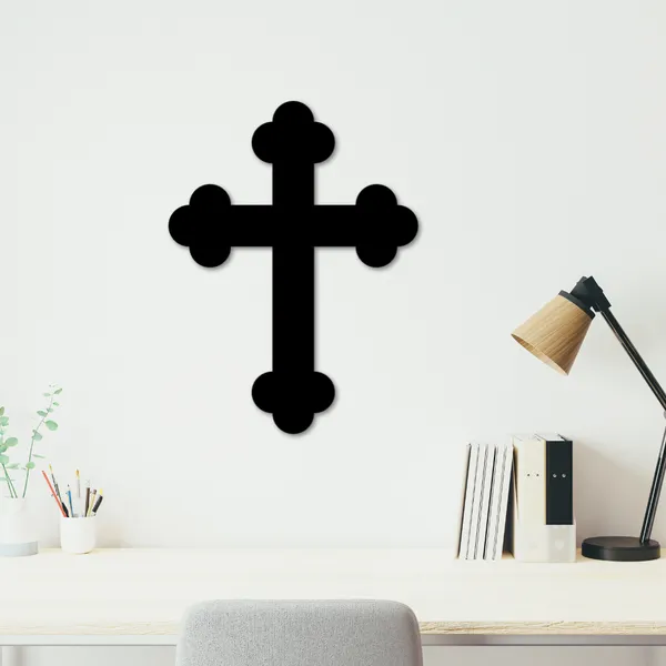 Wooden_Wall_Art_for_Home_Decoration__|Cross_|_Black