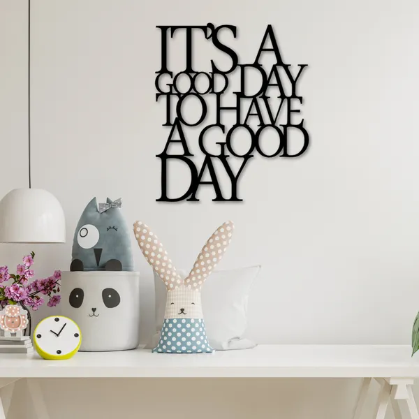 Wooden_Wall_Art_for_Home_Decoration__|It's_A_Good_Day_|_Black