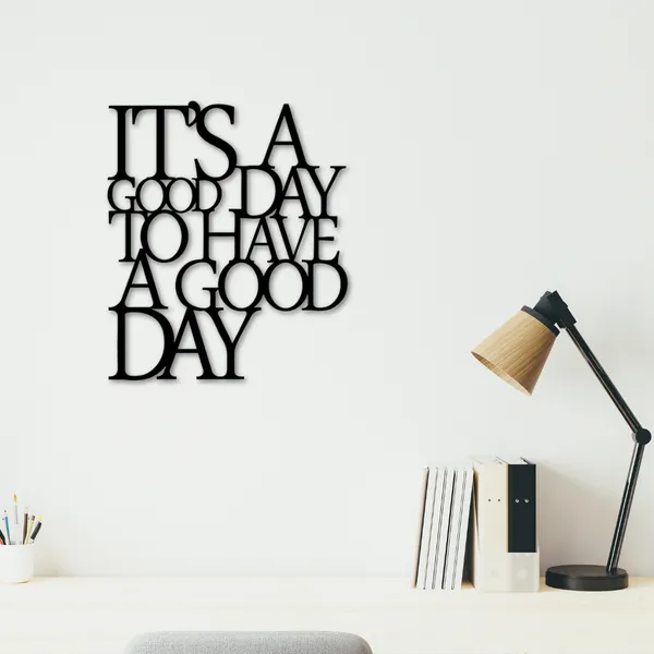 Wooden_Wall_Art_for_Home_Decoration__|It's_A_Good_Day_|_Black