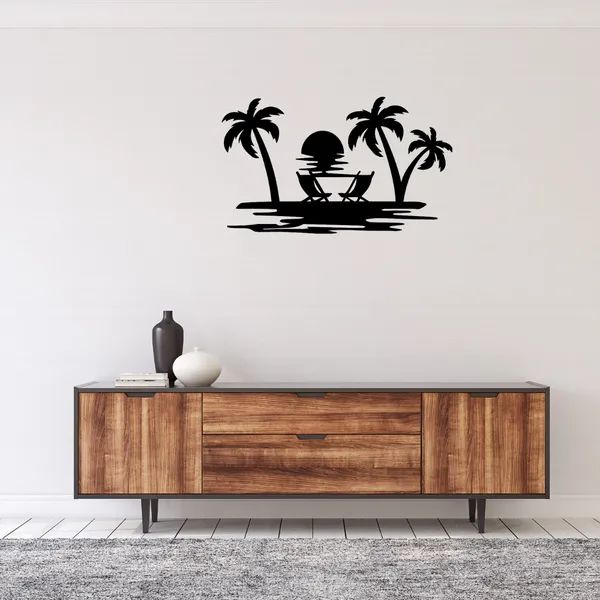 Wooden_Wall_Art_for_Home_Decoration__|_Beach_View__|_Black
