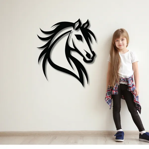 Wooden_Wall_Art_for_Home_Decoration__|Royal_Horse_Head_|_Black