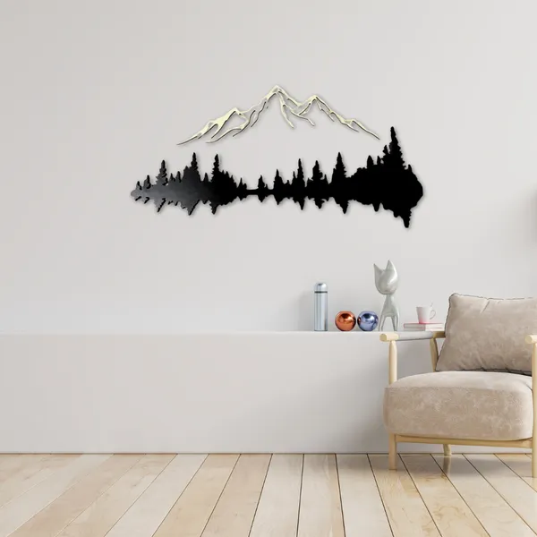 Wooden_Wall_Decor_for_Home_Decoration|Mountain_and_Dark_Forest|Black