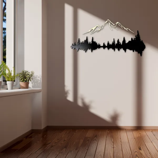Wooden_Wall_Decor_for_Home_Decoration|Mountain_and_Dark_Forest|Black
