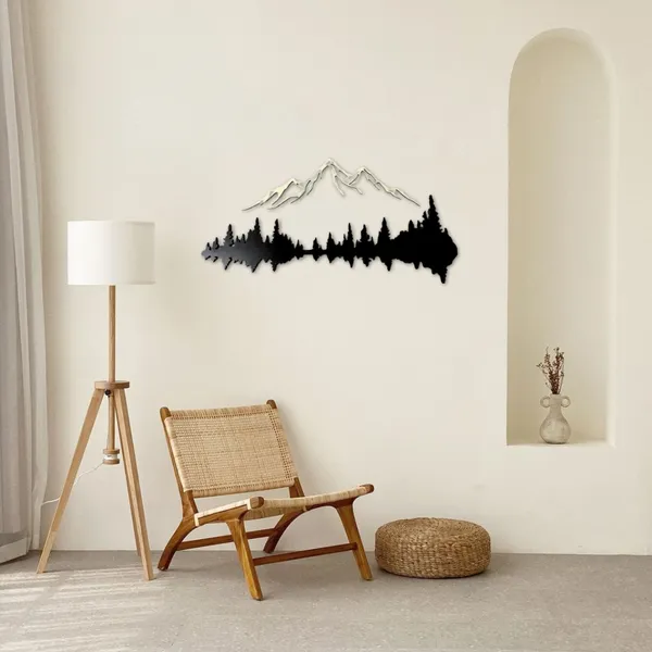 Wooden_Wall_Decor_for_Home_Decoration|Mountain_and_Dark_Forest|Black
