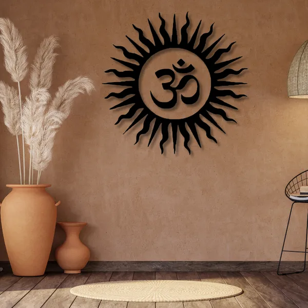 Wooden_Wall_Art_for_Home_Decoration__|_Om_Vibrant__|_Black