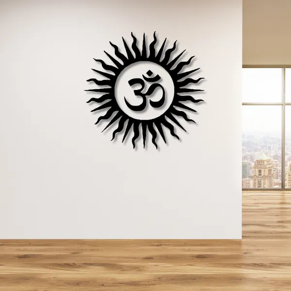 Wooden_Wall_Art_for_Home_Decoration__|_Om_Vibrant__|_Black