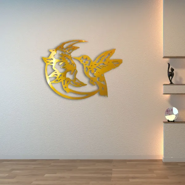 Metal_Wall_Art_for_Home_Decoration__|_Limited_Edition_Hummingbird__|_Gold
