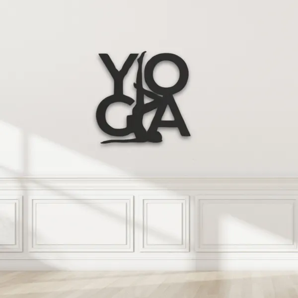 Wooden_Wall_Art_for_Home_Decoration__|Yoga_Script__|_Black