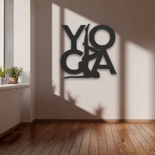 Wooden_Wall_Art_for_Home_Decoration__|Yoga_Script__|_Black