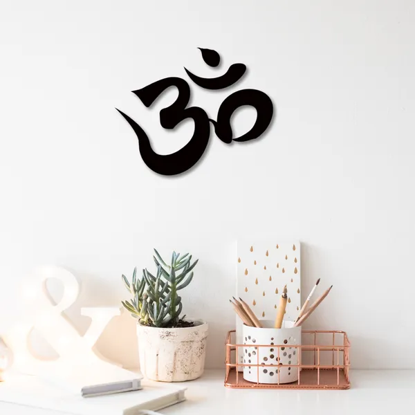 Metal_Wall_Art_for_Home_Decoration__|_Om__|_Black
