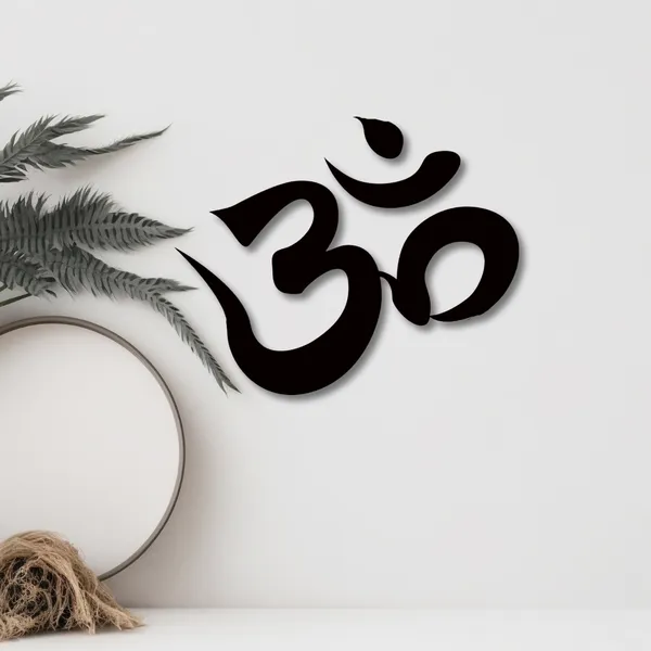 Metal_Wall_Art_for_Home_Decoration__|_Om__|_Black