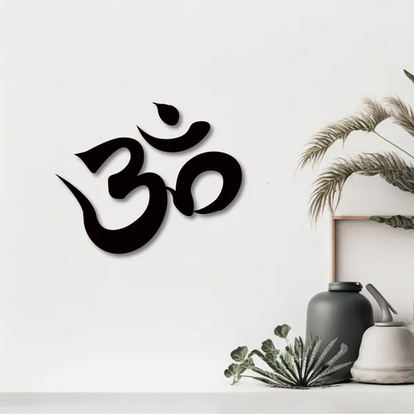 Metal_Wall_Art_for_Home_Decoration__|_Om__|_Black