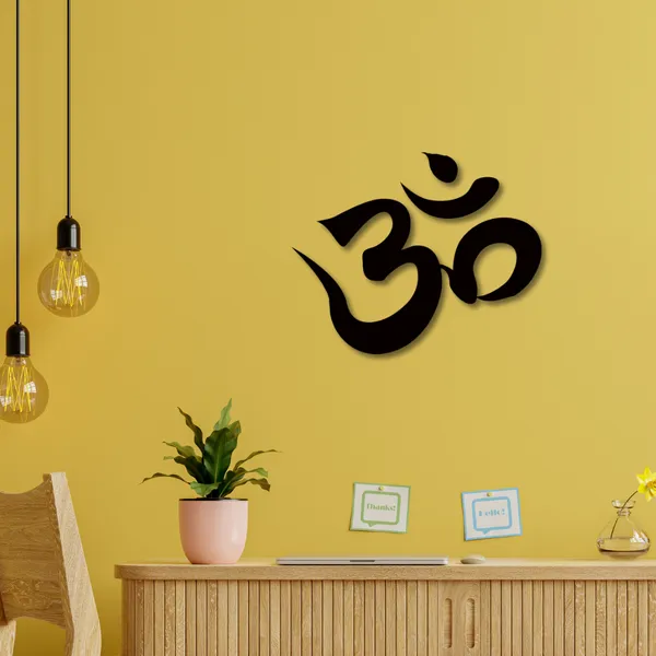 Metal_Wall_Art_for_Home_Decoration__|_Om__|_Black