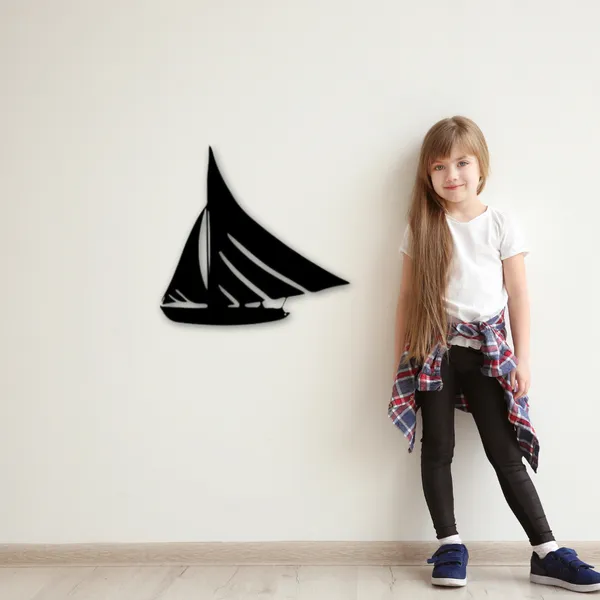Wooden_Wall_Art_for_Home_Decoration__|Sail_Boat_|_Black