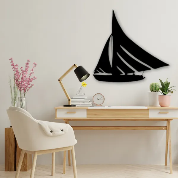 Wooden_Wall_Art_for_Home_Decoration__|Sail_Boat_|_Black