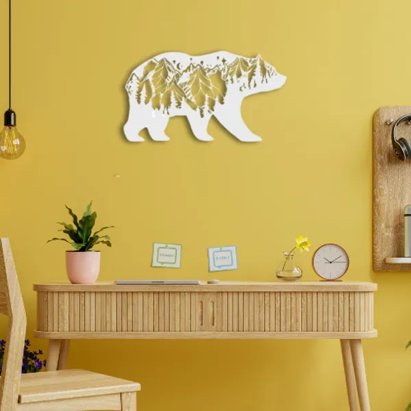 Metal_Wall_Art_for_Home_Decoration__|_Bear_Mountain__|_White