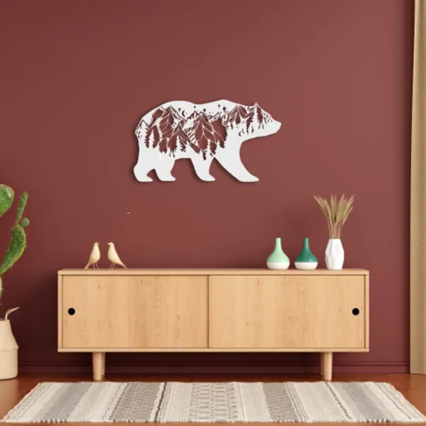 Metal_Wall_Art_for_Home_Decoration__|_Bear_Mountain__|_White