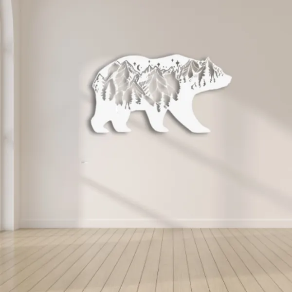 Metal_Wall_Art_for_Home_Decoration__|_Bear_Mountain__|_White