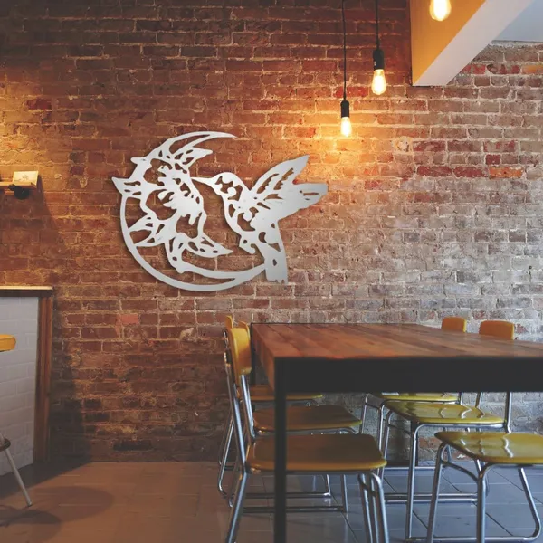 Metal_Wall_Art_for_Home_Decoration__|_Limited_Edition_Hummingbird__|_Silver