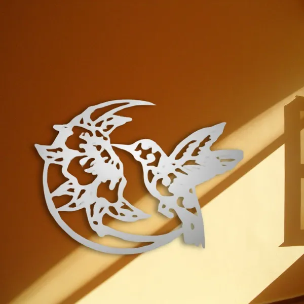 Metal_Wall_Art_for_Home_Decoration__|_Limited_Edition_Hummingbird__|_Silver