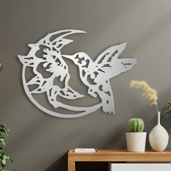 Metal_Wall_Art_for_Home_Decoration__|_Limited_Edition_Hummingbird__|_Silver