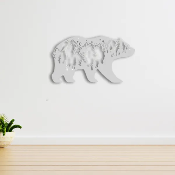 Metal_Wall_Art_for_Home_Decoration__|_Bear_Mountain__|_Silver