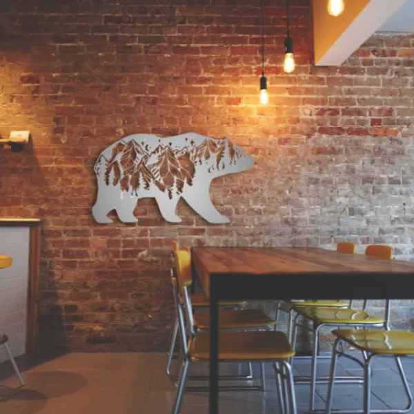 Metal_Wall_Art_for_Home_Decoration__|_Bear_Mountain__|_Silver