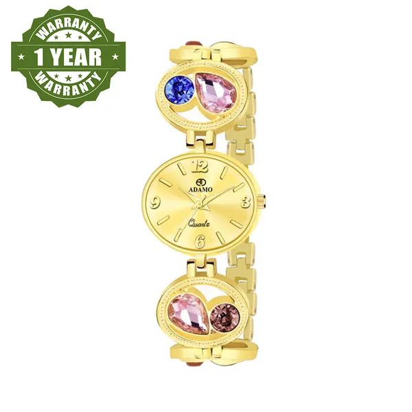 Yellow_Designer_Dial_Women_&_Girls_Watch
