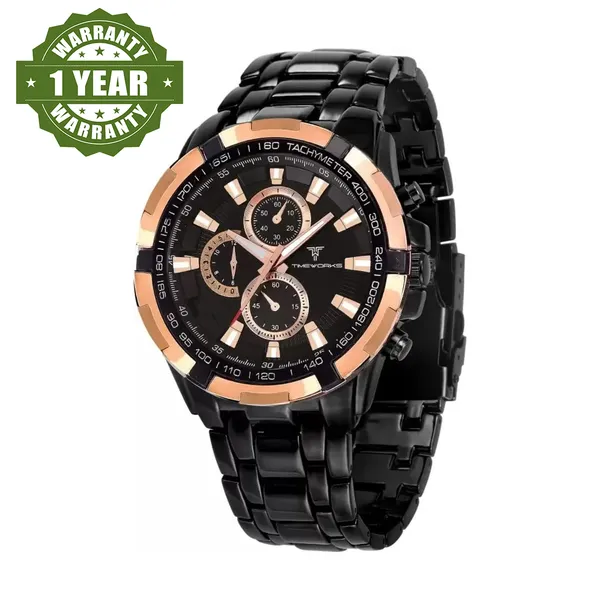 Timeworks_Designer_Black_Dial_Men'S_&_Boy'S_Watch