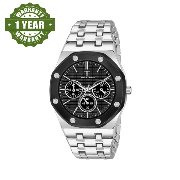 Timeworks_Designer_Black_Dial_Men'S_&_Boy'S_Watch