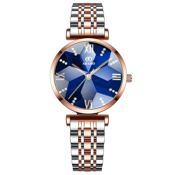 ADAMO_Desinger_Women_Stainless_Steel_Analog_Round_Diamond_Studded_Dial_Women's_&_Girl's_Watches_888BBM17_(Blue)